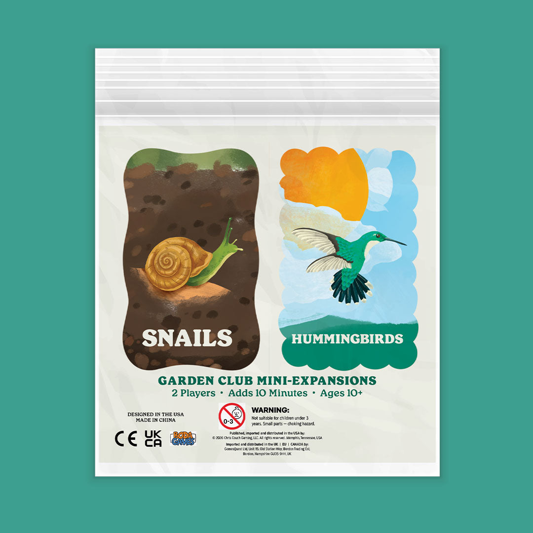 Garden Club: Snails & Hummingbirds Promo