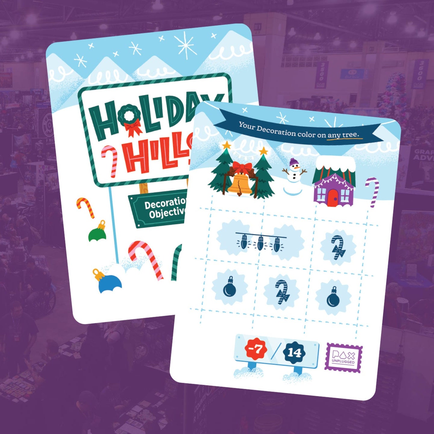 PAXU 2025 Promo Cards: Holiday Hills