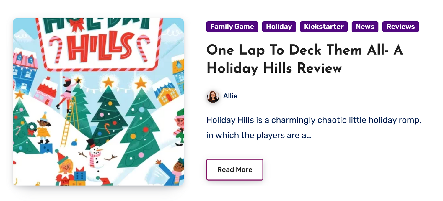 One Lap To Deck Them All- A Holiday Hills Review
