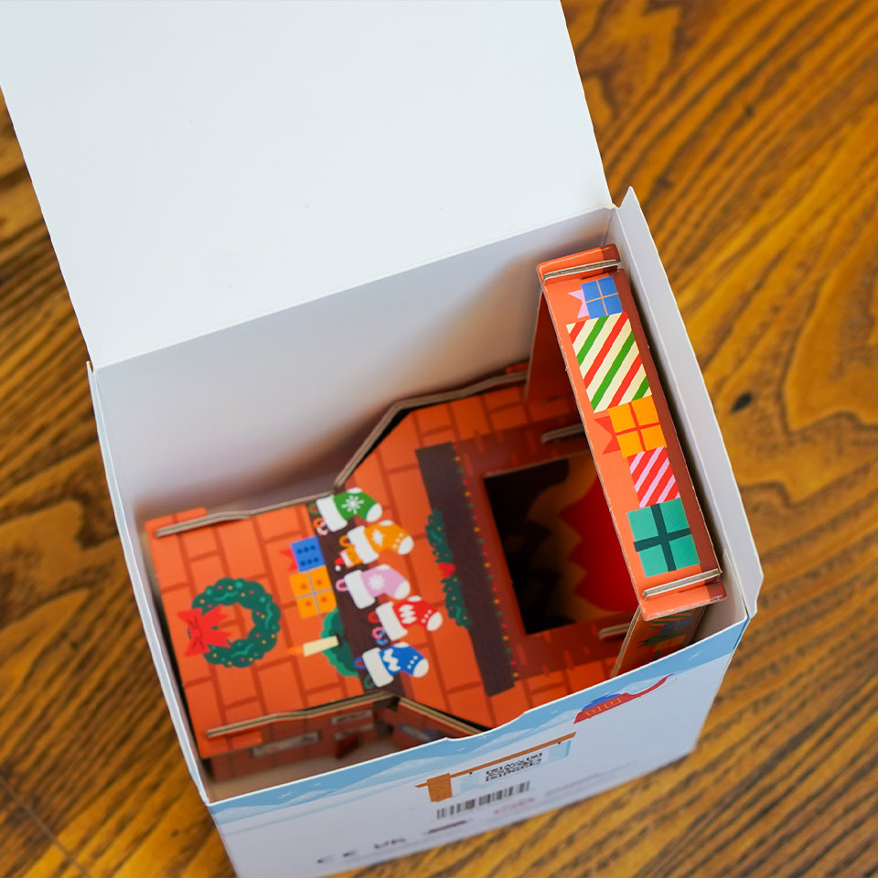 Chimney Dice Tower & Sleigh Card Holder